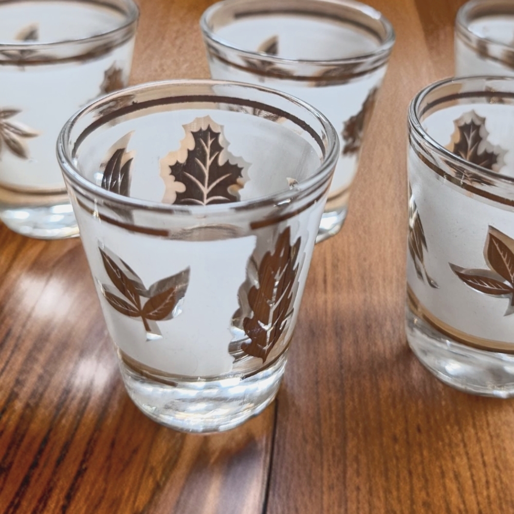 Set of 6 Vtg Shot Glasses